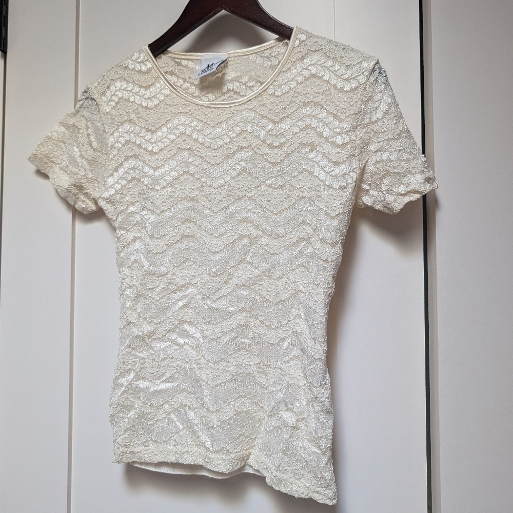 Maggie Lawrence Lace Top - M
